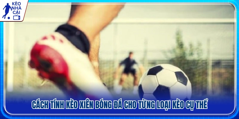Cách tính kèo xiên bóng đá cho từng hình thức đặt cược 